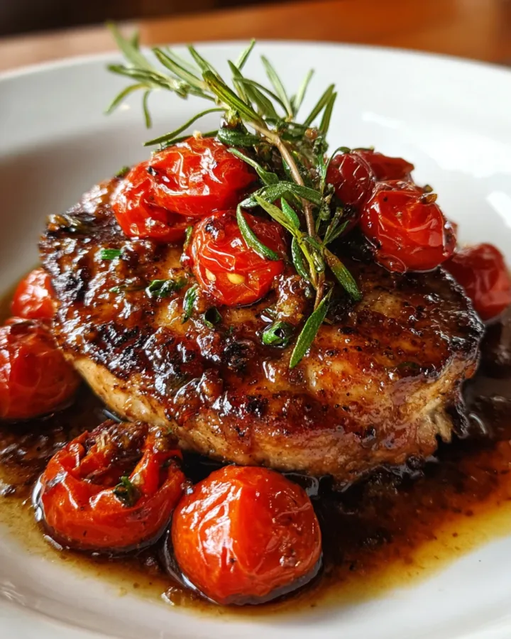 Balsamic Chicken with Roasted Tomatoes