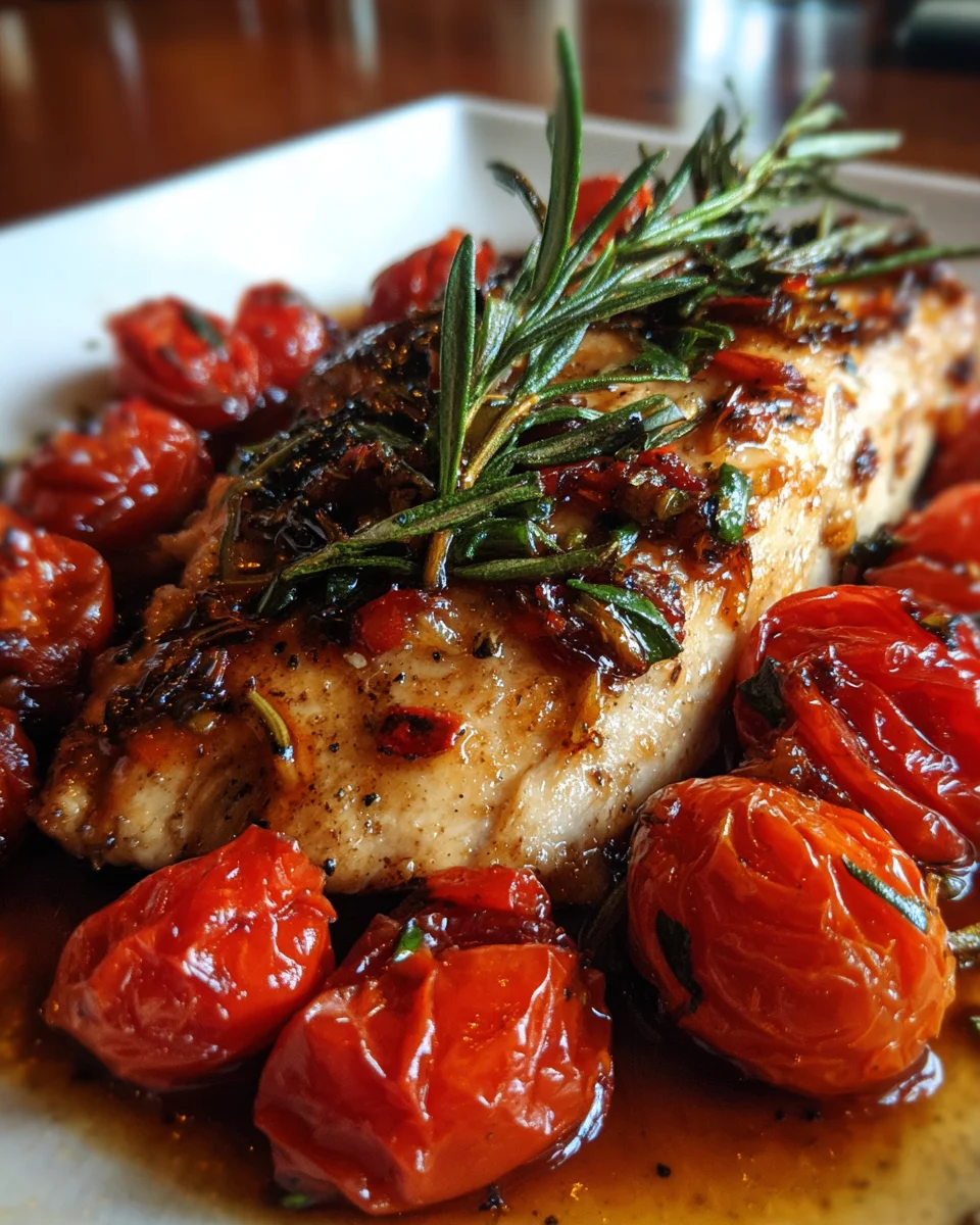 Balsamic Chicken with Roasted Tomatoes