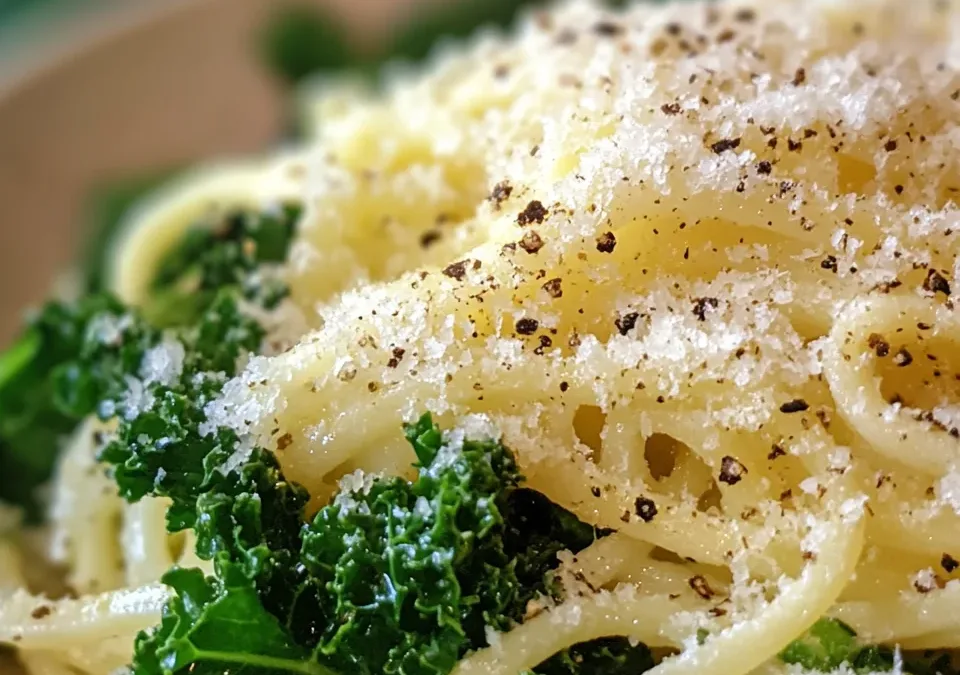Cacio e Pepe Kale Salad