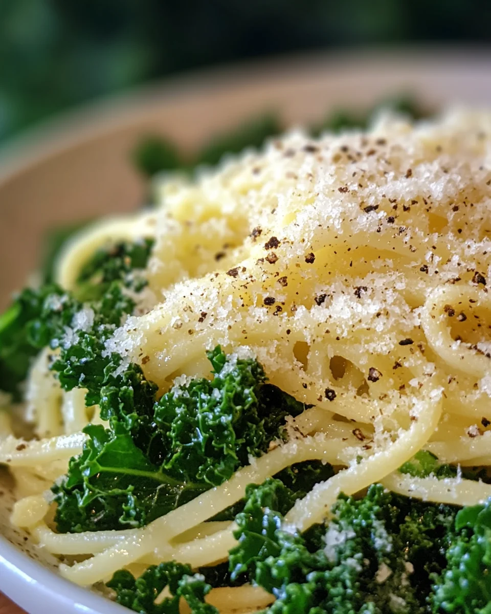 Cacio e Pepe Kale Salad