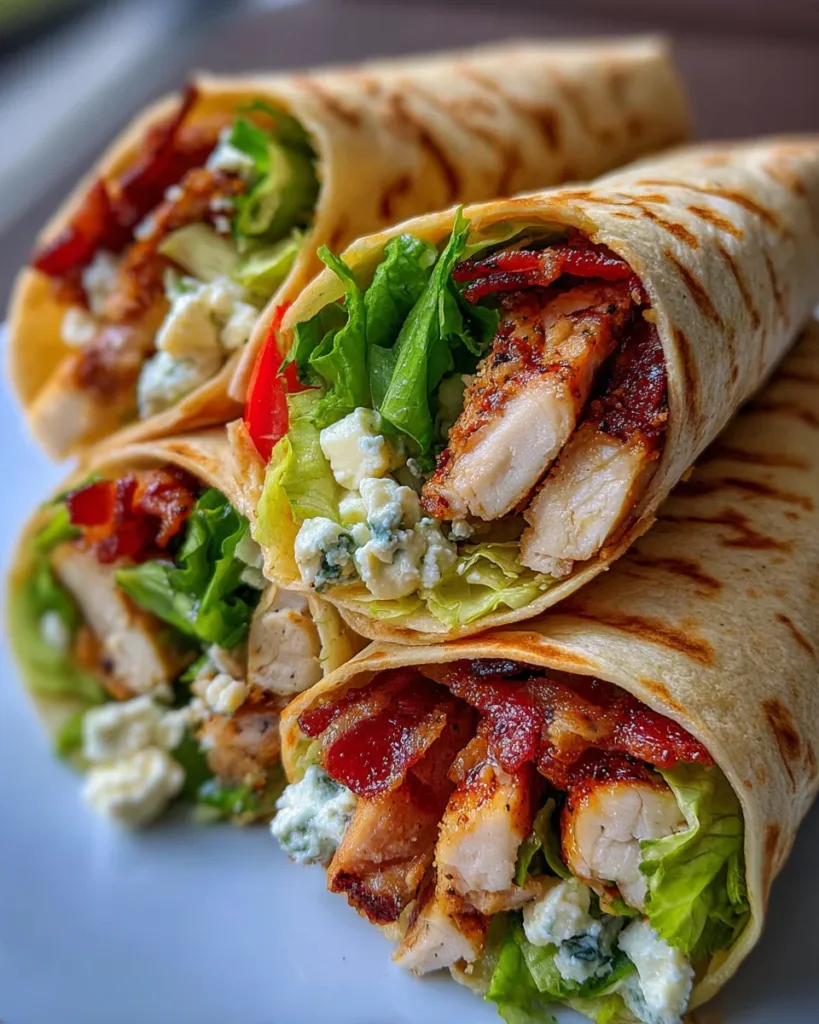 Chicken Caesar Salad Wraps