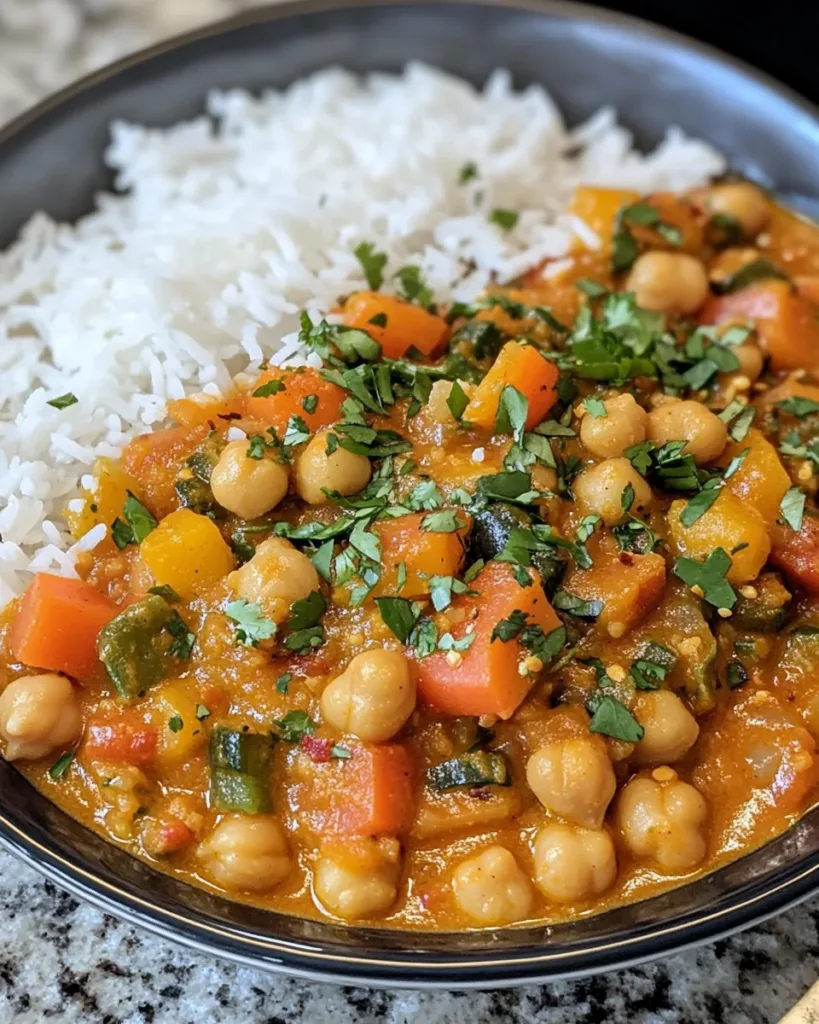 Chickpea & Vegetable Coconut Curry