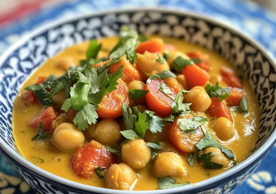Chickpea & Vegetable Coconut Curry
