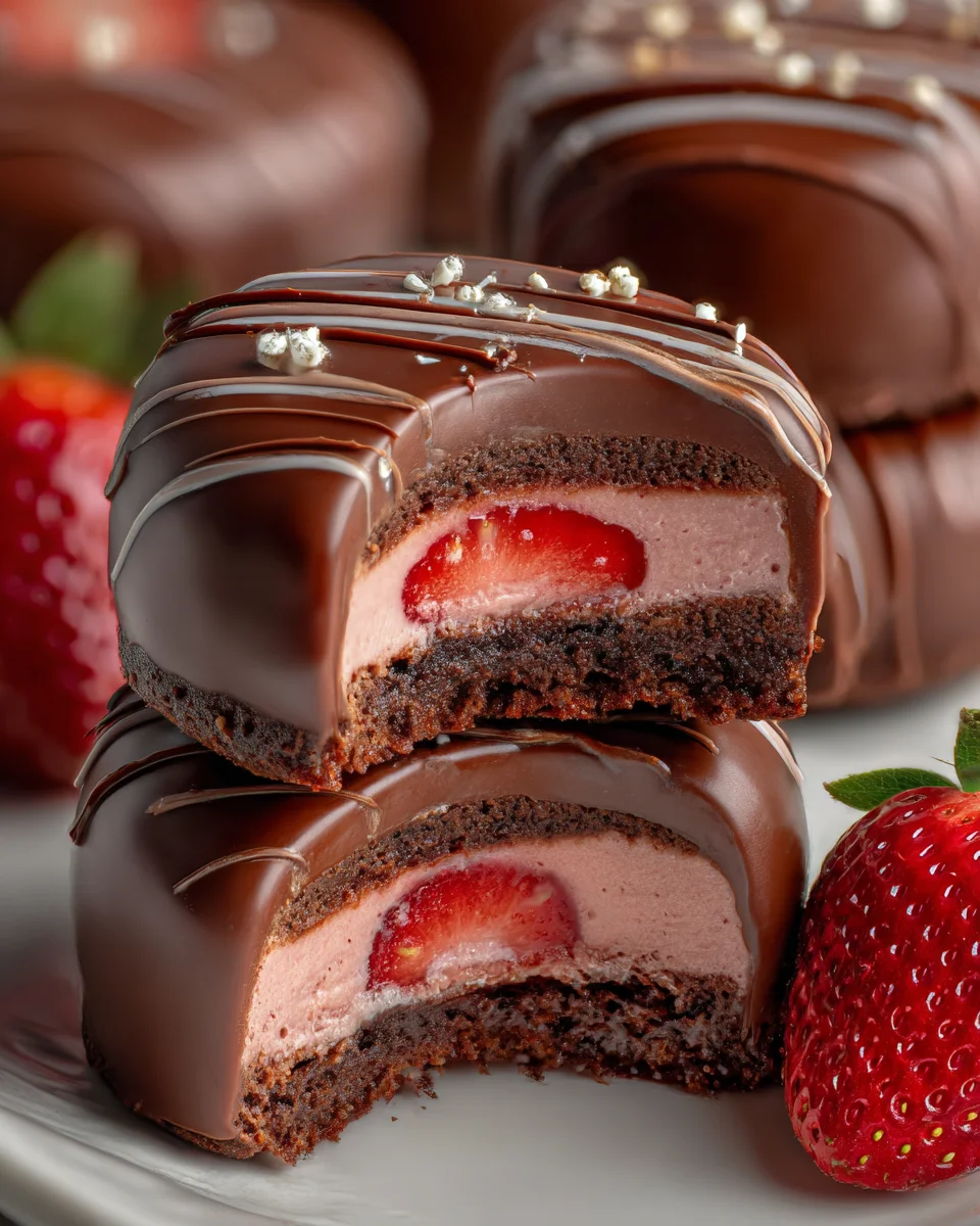 Chocolate-Strawberry Towers