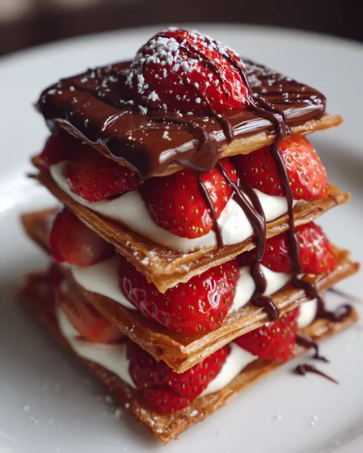 Chocolate-Strawberry Towers