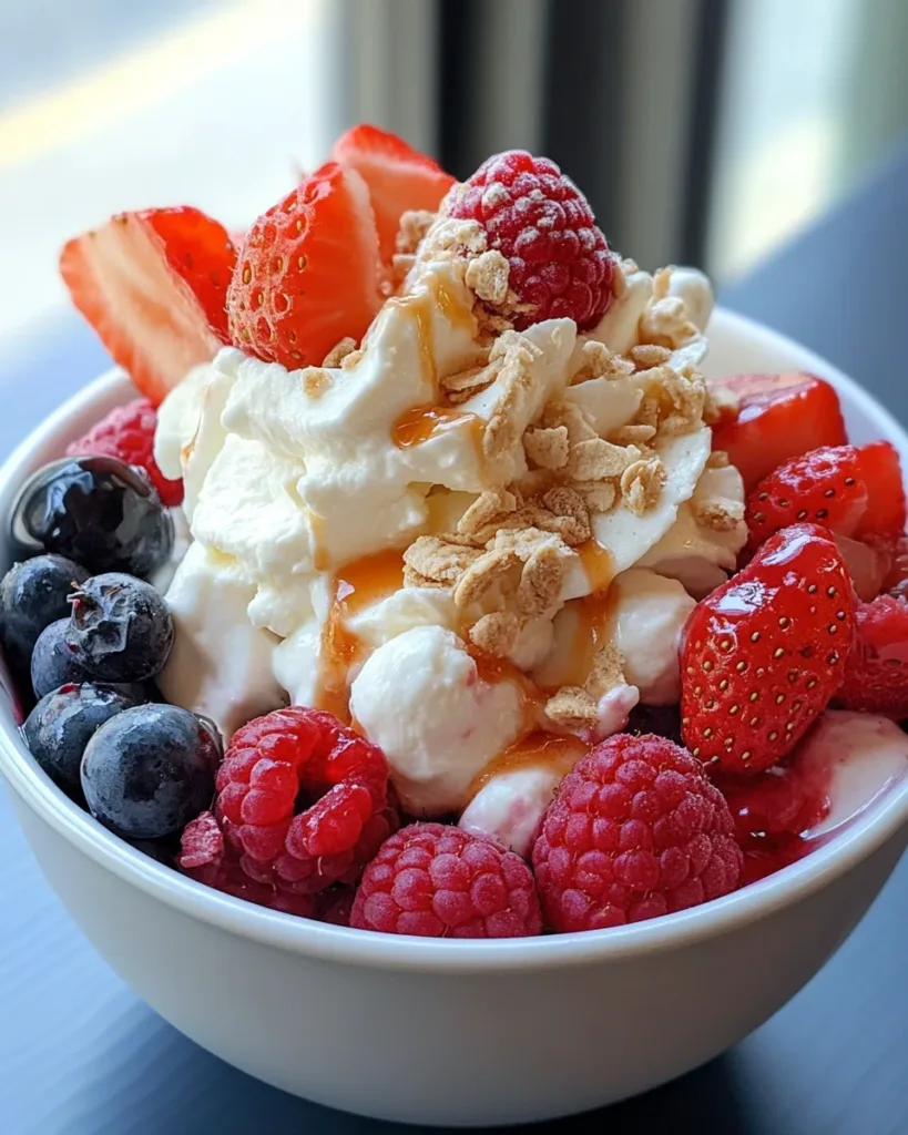 Cottage Cheese & Berry Protein Bowl