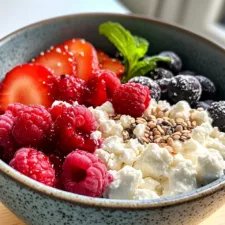 Cottage Cheese & Berry Protein Bowl Recipe: A Healthy, Delicious, and Protein-Packed Treat