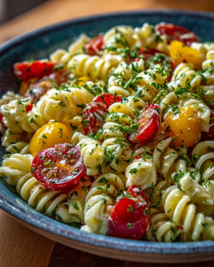 Creamy Vegan Pasta Salad