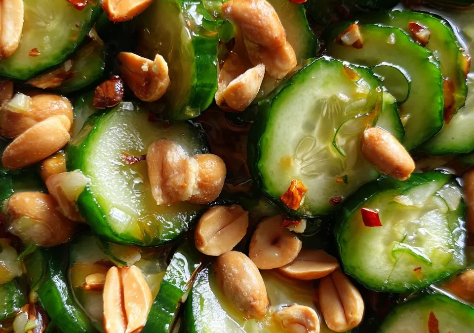 Cucumber Salad with Peanuts