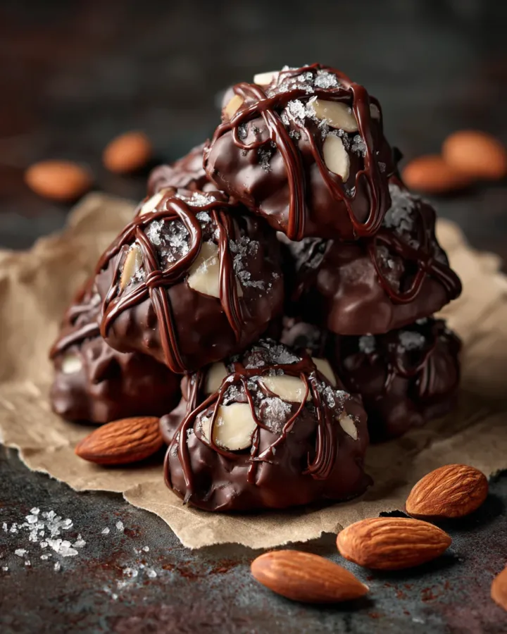 Dark Chocolate Almond Clusters