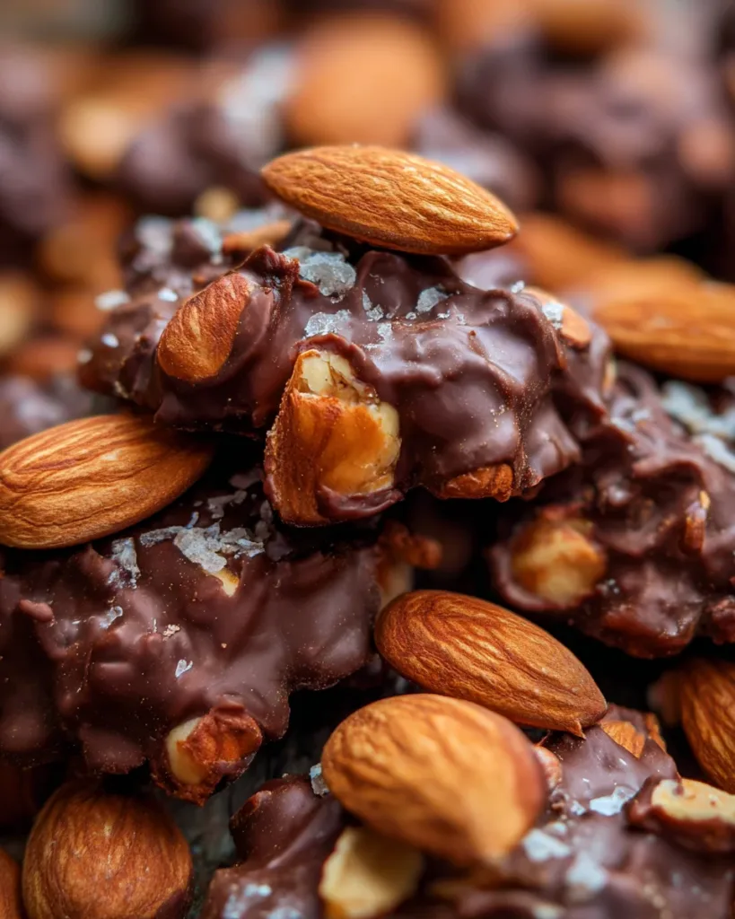 Dark Chocolate Almond Clusters