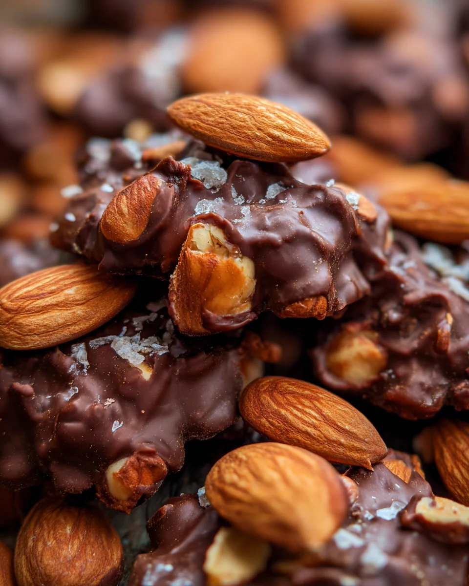 Dark Chocolate Almond Clusters