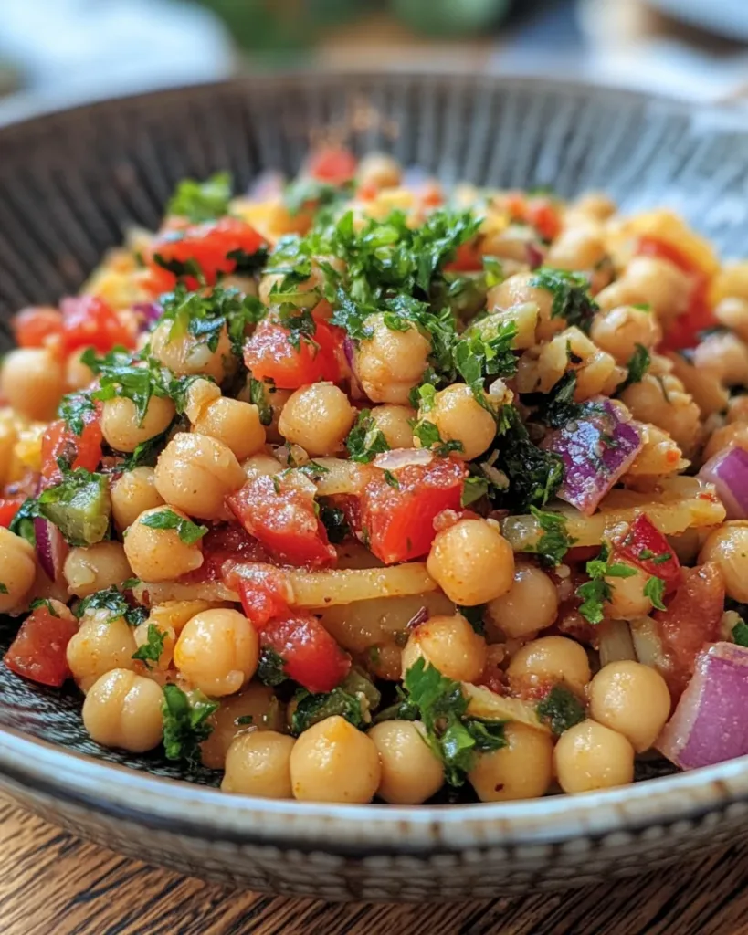 Fregola Salad with Olive Relish & Chickpeas
