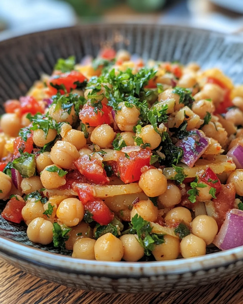 Fregola Salad with Olive Relish & Chickpeas