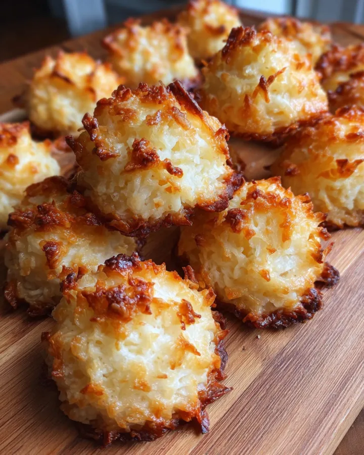 Golden Coconut Macaroons