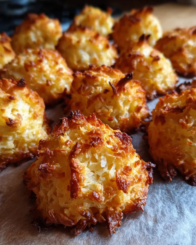 Golden Coconut Macaroons