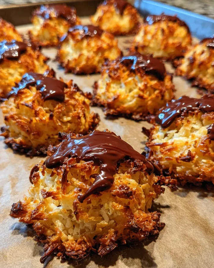 Golden Coconut Macaroons