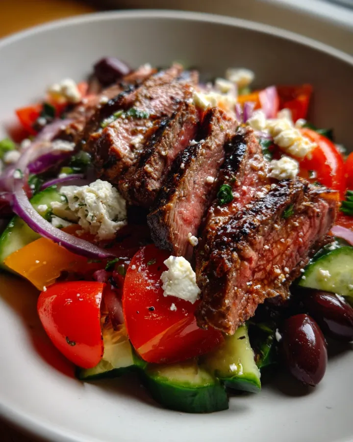 Greek-Inspired Steak Salad