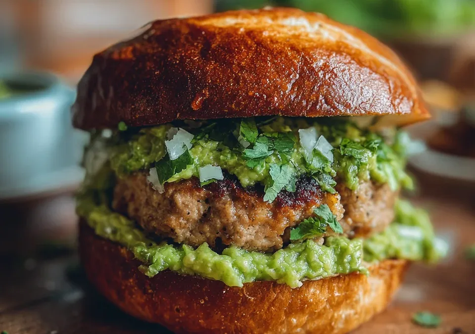 Guacamole Turkey Burgers