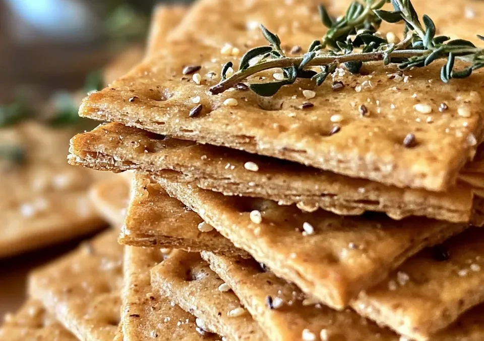 Homemade Whole Grain Crackers