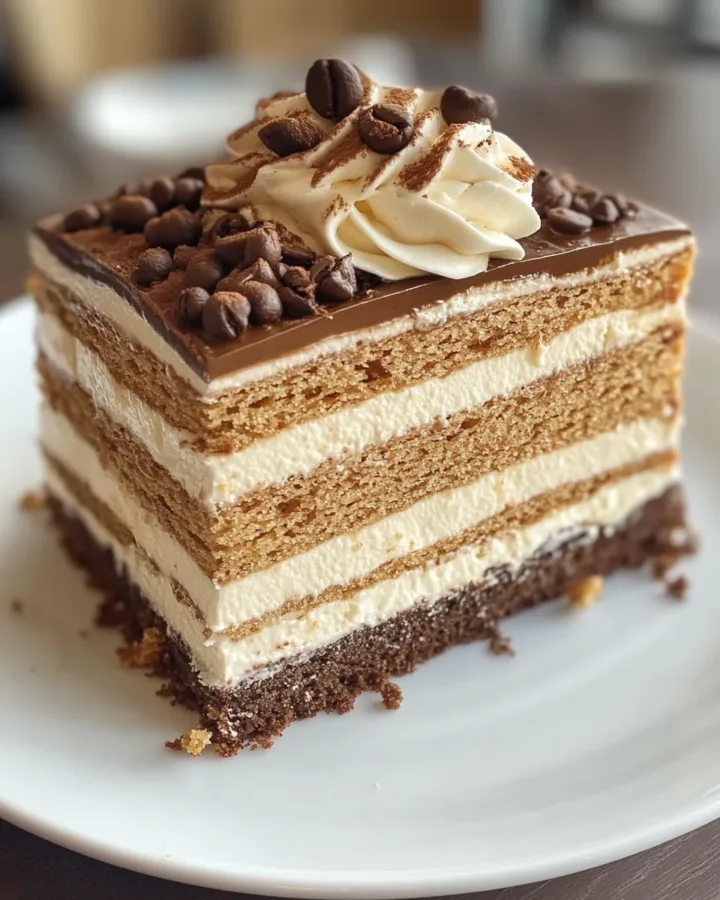 Iced Coffee Icebox Cake