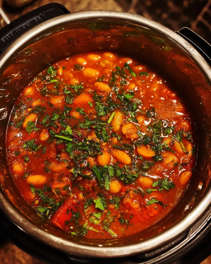 Instant Pot Harissa Bean Stew