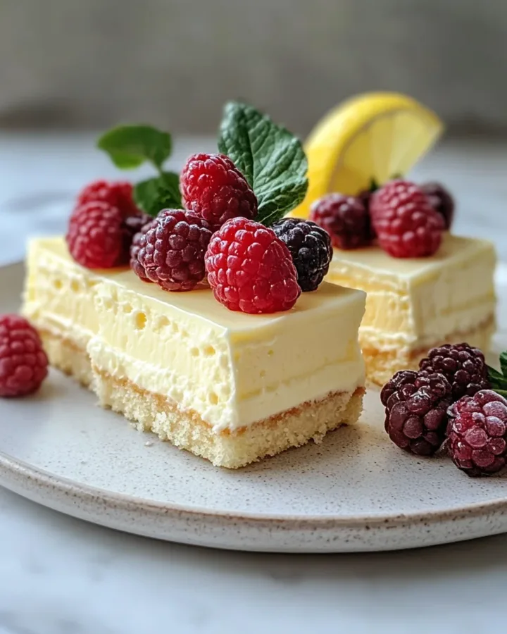 Lemon Mousse Cake