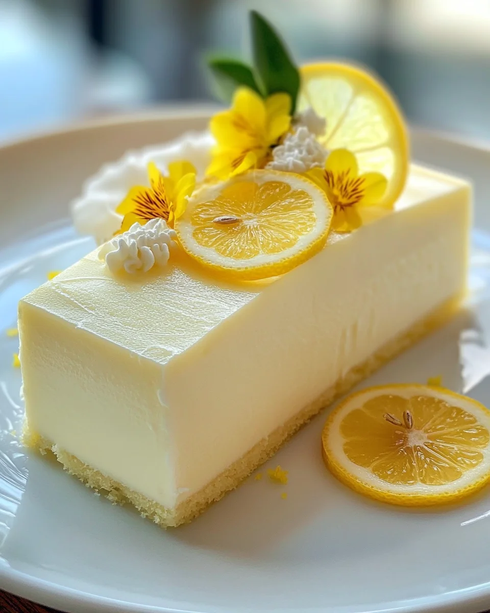 Lemon Mousse Cake