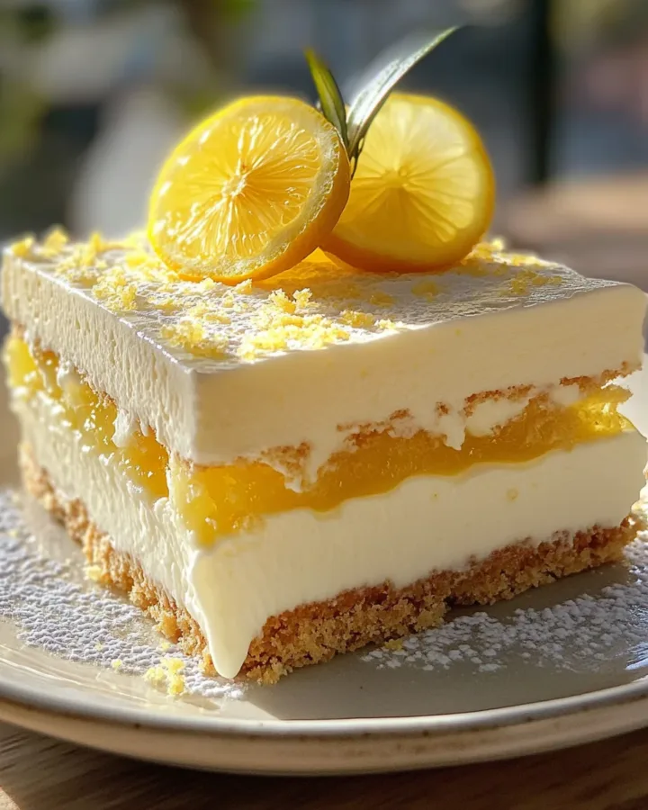 Lemon Mousse Cake
