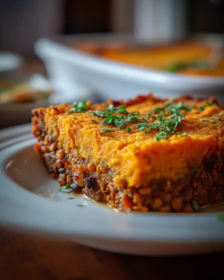 Lentil Shepherd's Pie with Sweet Potato