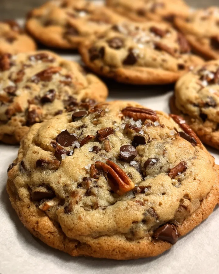 Malted Chocolate Chip-Pecan Cookies 