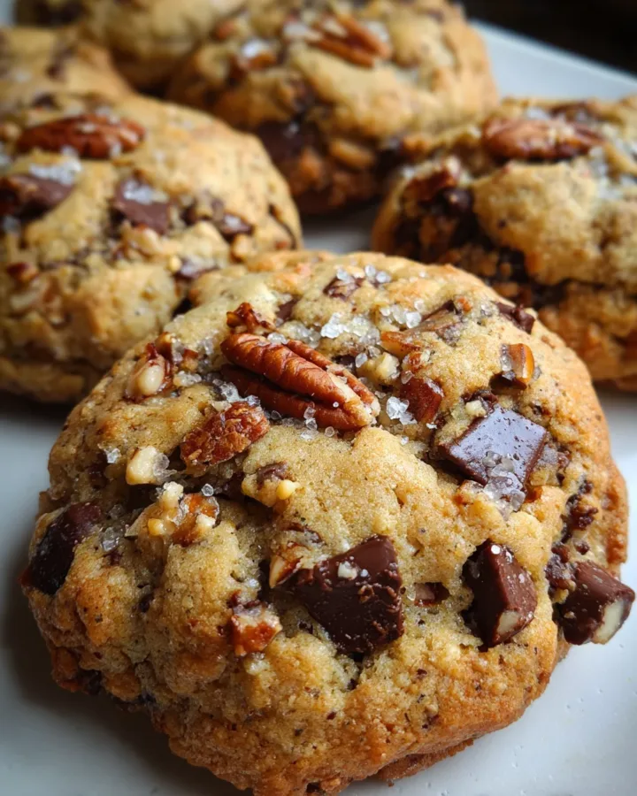 Malted Chocolate Chip-Pecan Cookies