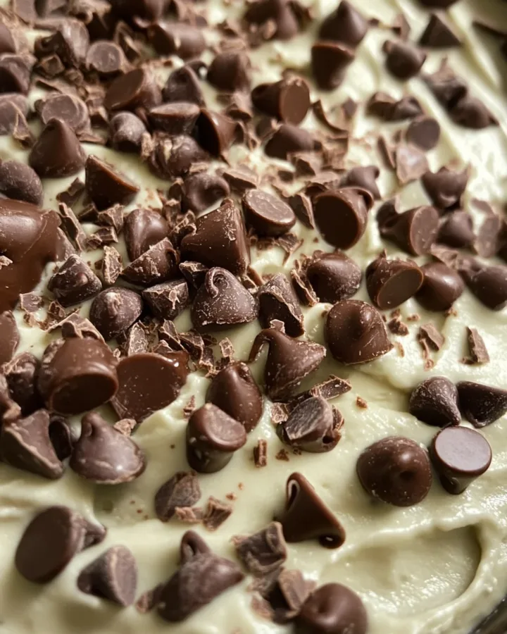 Mint Chocolate Chip Cheesecake Dip