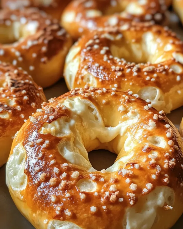 Mozzarella-Stuffed Soft Pretzels