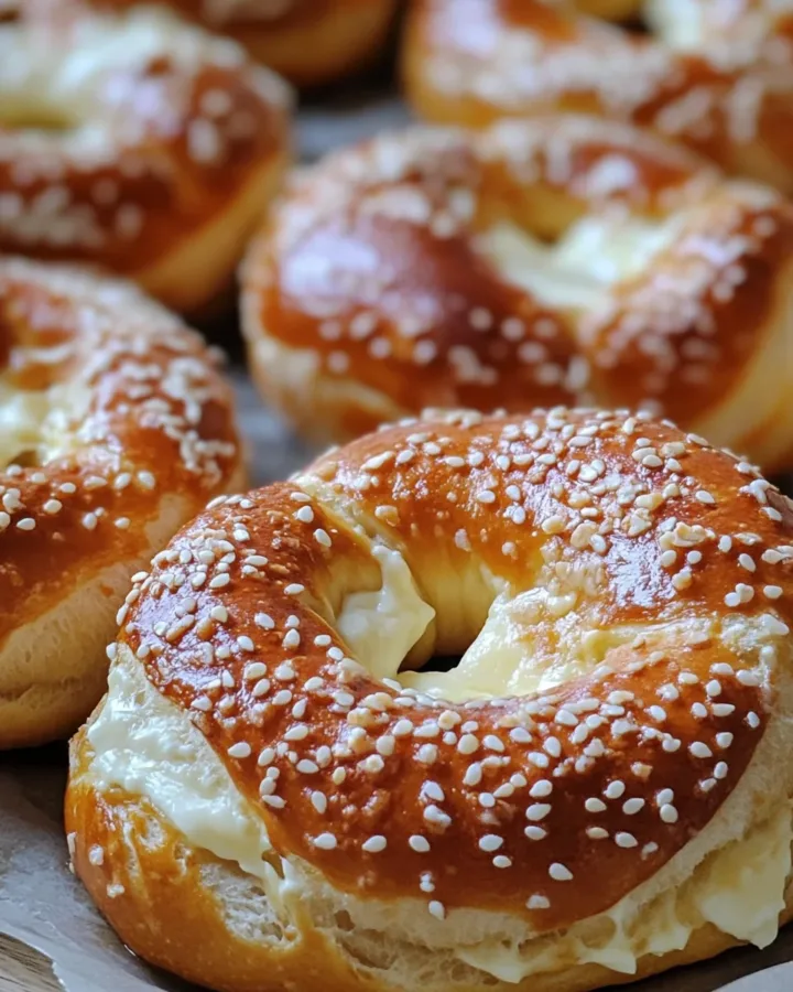 Mozzarella-Stuffed Soft Pretzels
