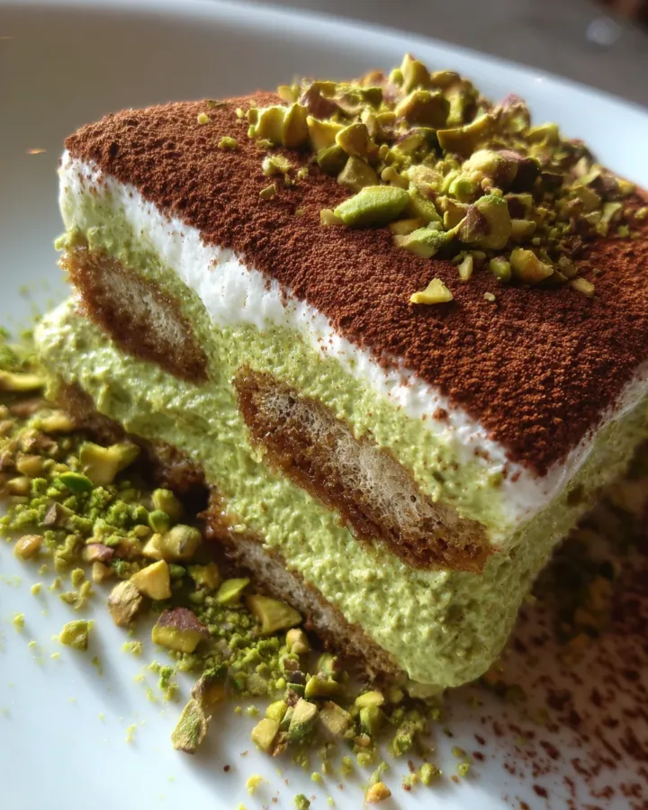 Pistachio Tiramisu