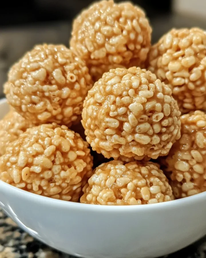 Rice Krispie Peanut Butter Balls
