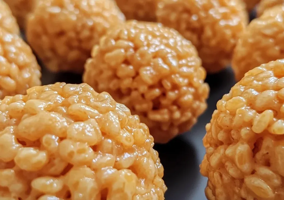 Rice Krispie Peanut Butter Balls