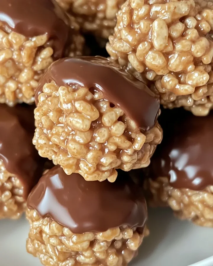 Rice Krispie Peanut Butter Balls