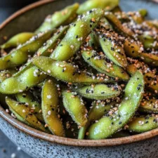 Roasted Edamame with Everything Bagel Seasoning: A Flavorful & Nutritious Snack