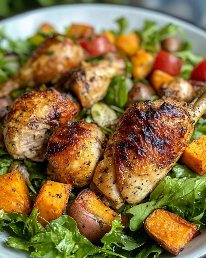 Rotisserie Chicken & Roasted Sweet Potato Salad