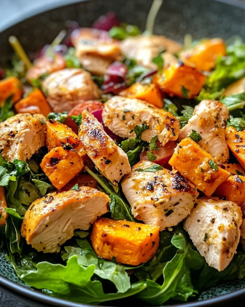 Rotisserie Chicken & Roasted Sweet Potato Salad