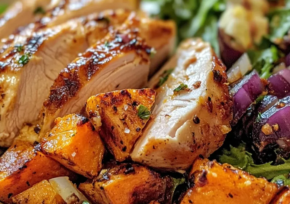 Rotisserie Chicken & Roasted Sweet Potato Salad
