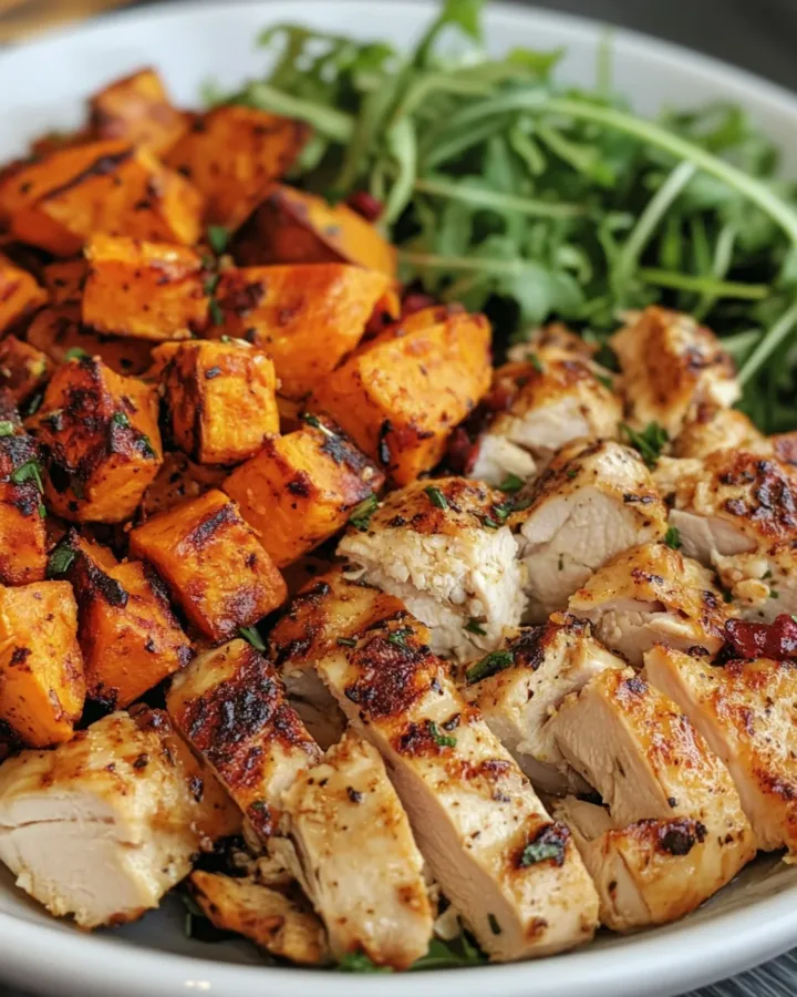 Rotisserie Chicken & Roasted Sweet Potato Salad