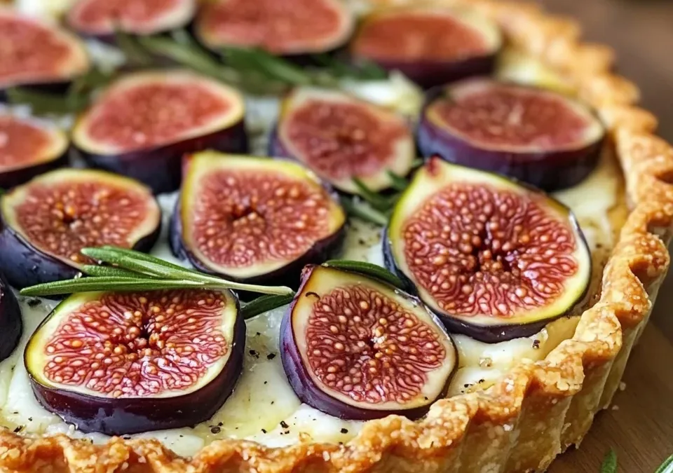 Rustic Fig & Goat Cheese Tart
