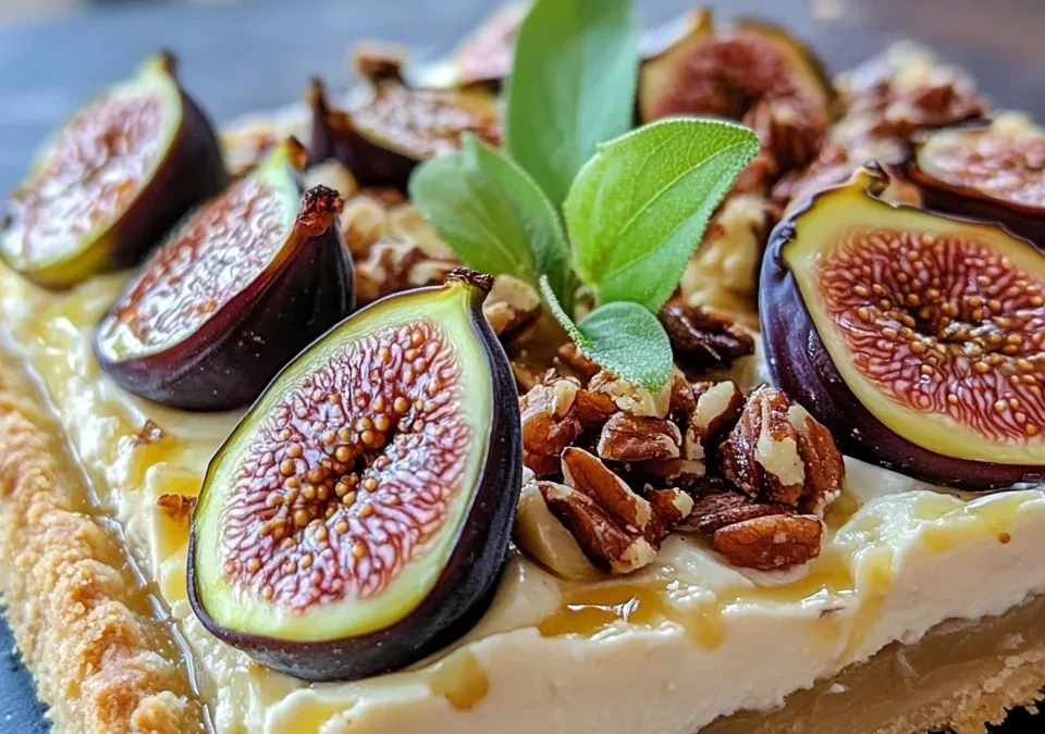 Rustic Fig & Goat Cheese Tart