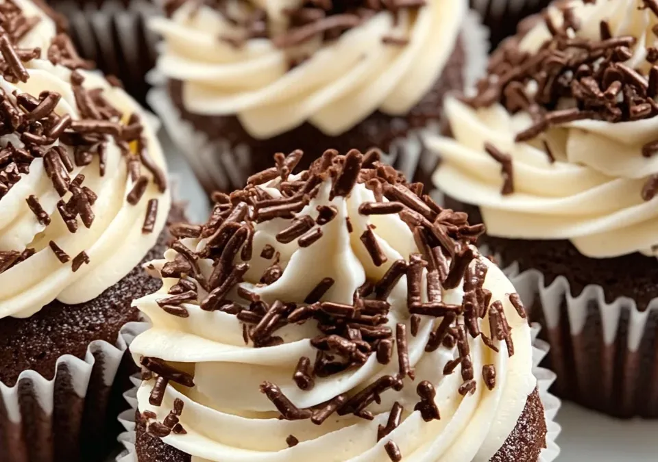SUMMER BLACK FOREST CUPCAKES