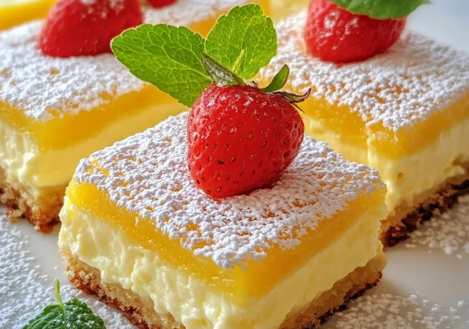 SUMMER LEMON CHEESECAKE SQUARES
