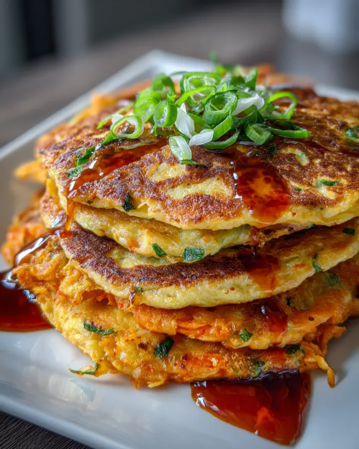 Savory Kimchi Pancakes