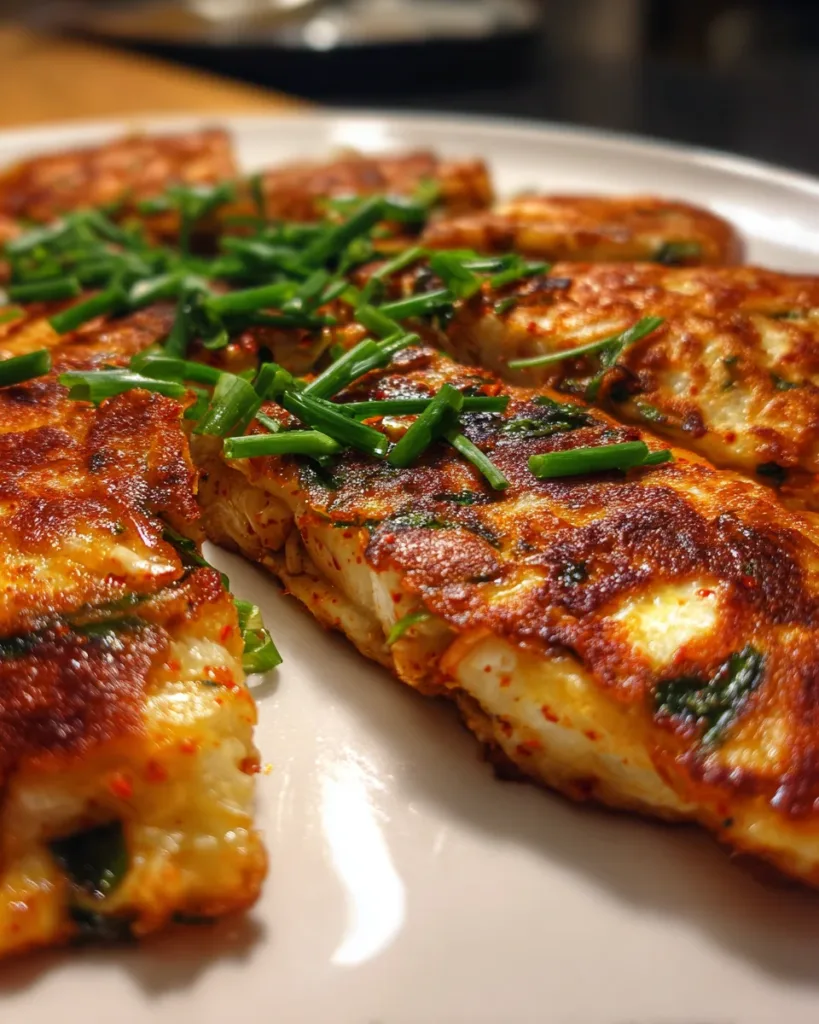 Savory Kimchi Pancakes